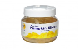Ambrosia Delicatessen Candied Pumpkin Slices   Glass Jar  250 grams
